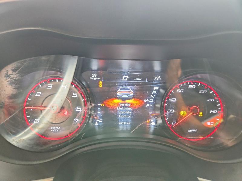 2021 Dodge Charger VIN 2C3CDXCT7MH556974 COPART salvage auction — FRONT END, TX - CERT OF TITLE-REBUILT SALVAGE, sold $5,700 on 2026-07-28 (photo 9)