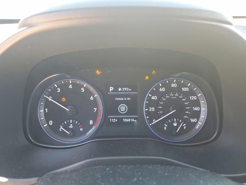 2019 Hyundai Kona VIN KM8K22AA8KU192037 COPART salvage auction — FRONT END, Nv - Salvage Title, sold $1,850 on 2026-07-27 (photo 9)