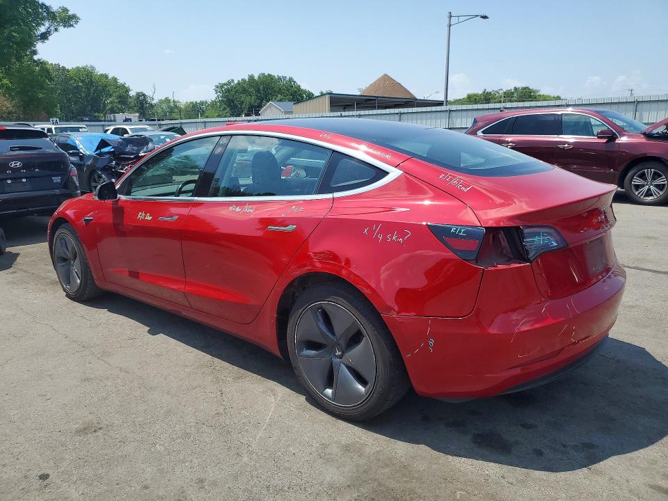 2018 Tesla Model 3 VIN 5YJ3E1EA1JF102741 COPART salvage auction — MINOR DENT/SCRATCHES, Pa - Certificate Of Salvage, sold $5,700 on 2026-07-21 (photo 2)
