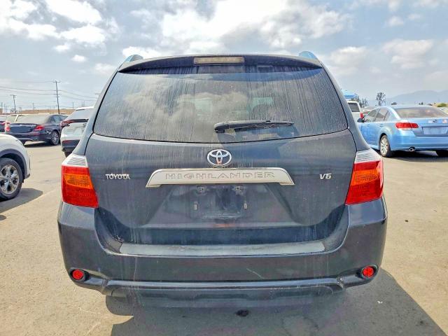 2008 Toyota Highlander VIN JTEDS41A582067666 COPART salvage auction — SIDE, CA - SALVAGE CERTIFICATE, sold $925 on 2026-07-15 (photo 6)