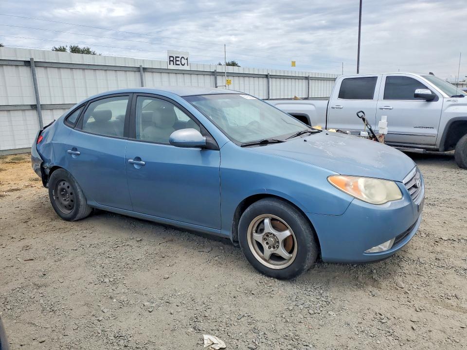 2007 Hyundai Elantra VIN KMHDU46D17U262454 COPART salvage auction — REAR END, CA - SALVAGE CERTIFICATE, sold $225 on 2026-07-21 (photo 4)