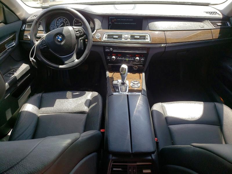 2012 BMW 7 series VIN WBAKB4C51CC577010 COPART salvage auction — REAR END, CA - SALVAGE CERTIFICATE, sold $3,800 on 2026-07-14 (photo 8)