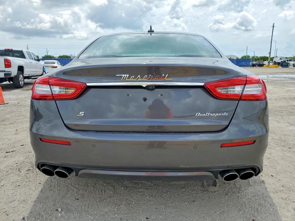 2018 Maserati Quattroporte VIN ZAM56YPL4J1281259 COPART salvage auction — FRONT END, FL - CERT OF TITLE SLVG REBUILDABLE, sold $1,100 on 2026-07-29 (photo 6)
