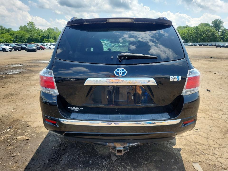 2012 Toyota Highlander VIN JTEBC3EH1C2009911 COPART salvage auction — FRONT END, CT - CERTIFICATE OF TITLE, sold $450 on 2026-07-28 (photo 6)