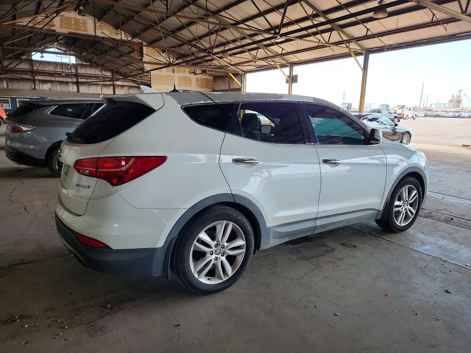 2013 Hyundai Santa fe VIN 5XYZW3LA2DG105344 COPART salvage auction — MINOR DENT/SCRATCHES, AZ - CERTIFICATE OF TITLE, sold $1,150 on 2026-07-29 (photo 3)