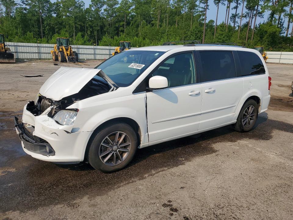 2017 Dodge Caravan VIN 2C4RDGCG3HR735957 COPART salvage auction — FRONT END, Sc - Cert Of Title-Salvage, sold $575 on 2026-09-09 (photo 1)