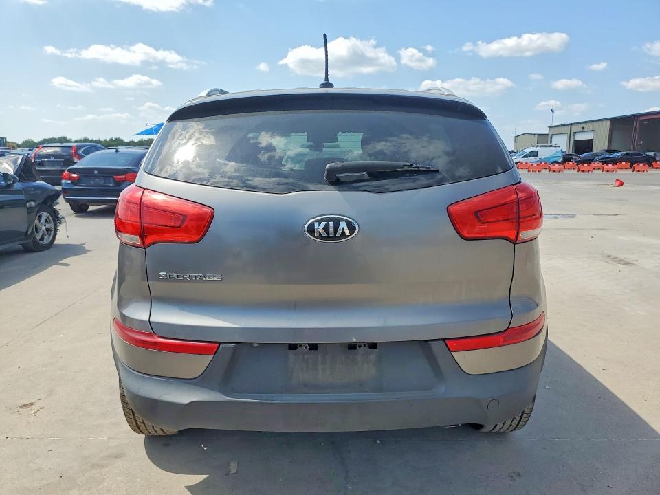 2016 Kia Sportage VIN KNDPB3AC5G7858276 COPART salvage auction — MINOR DENT/SCRATCHES, Tx - Certificate Of Title, sold $1,400 on 2026-07-30 (photo 6)