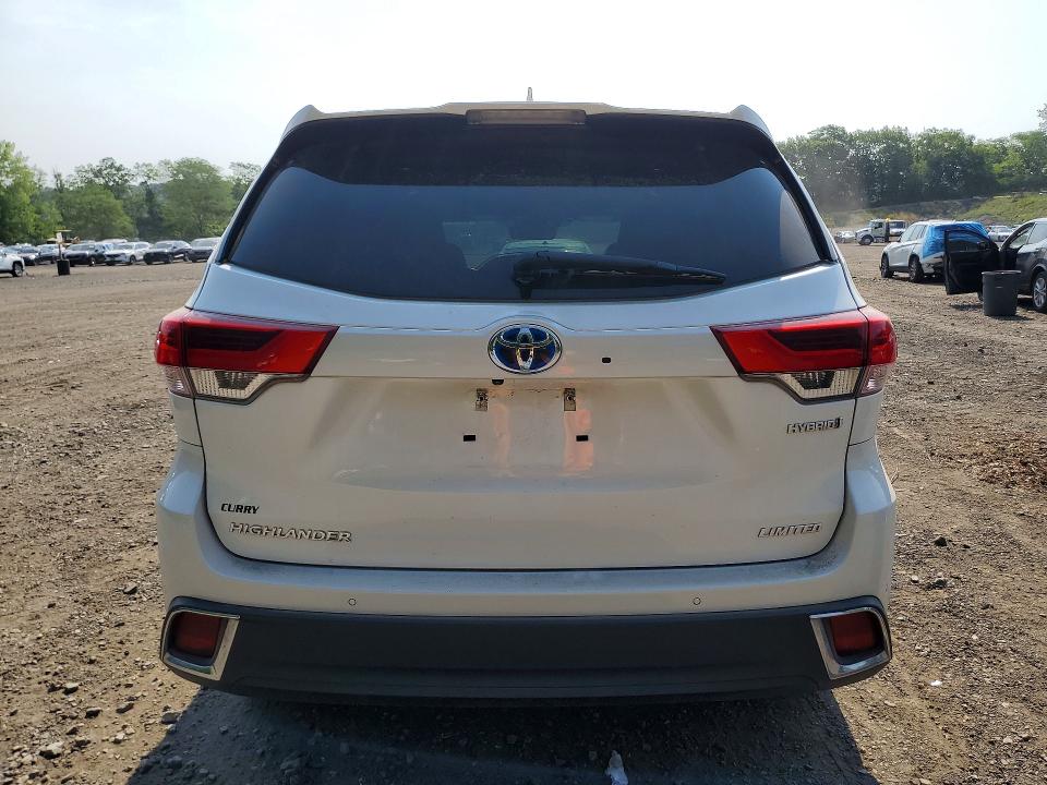 2017 Toyota Highlander VIN 5TDDGRFH9HS023560 COPART salvage auction — FRONT END, Ny - Mv-907A Salvage Certificate, sold $9,600 on 2026-07-07 (photo 6)