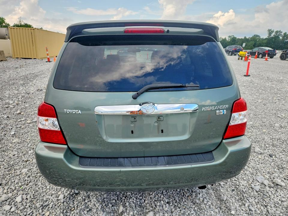 2007 Toyota Highlander VIN JTEDW21A070021293 COPART salvage auction — FRONT END, OH - CERT OF TITLE-SALVAGE, sold $475 on 2026-07-28 (photo 6)