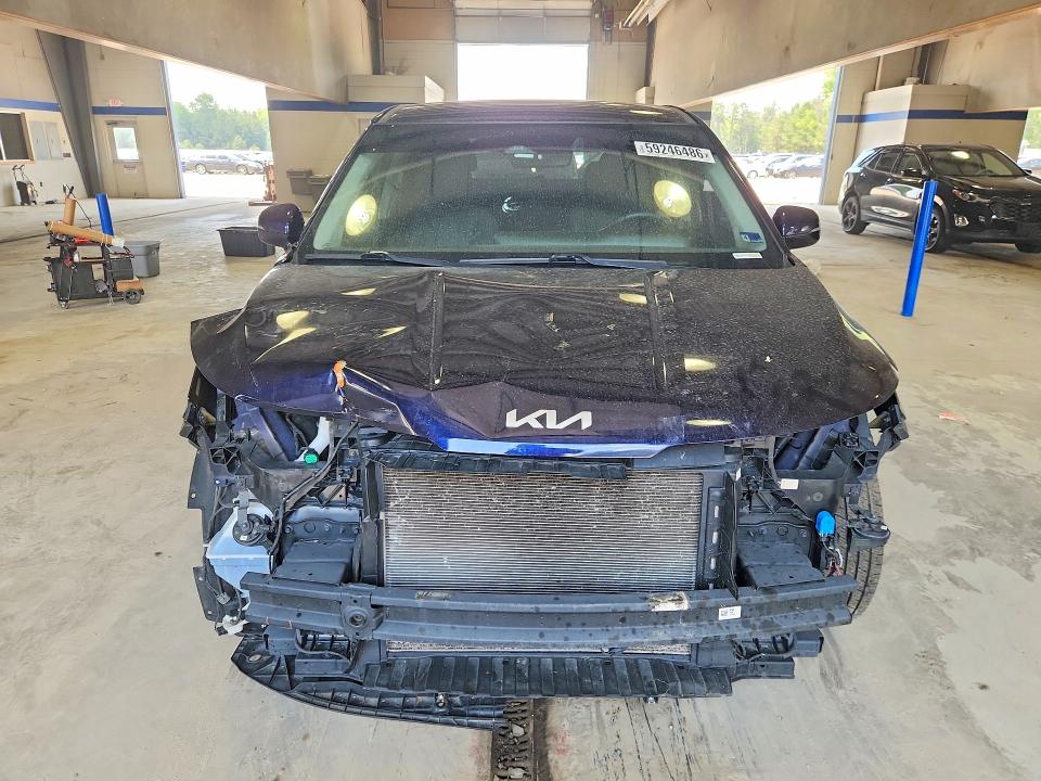 2023 Kia Carnival VIN KNDNB4H37P6238652 COPART salvage auction — FRONT END, Va - Cert Of Title - Salvage, sold $6,200 on 2026-07-17 (photo 5)