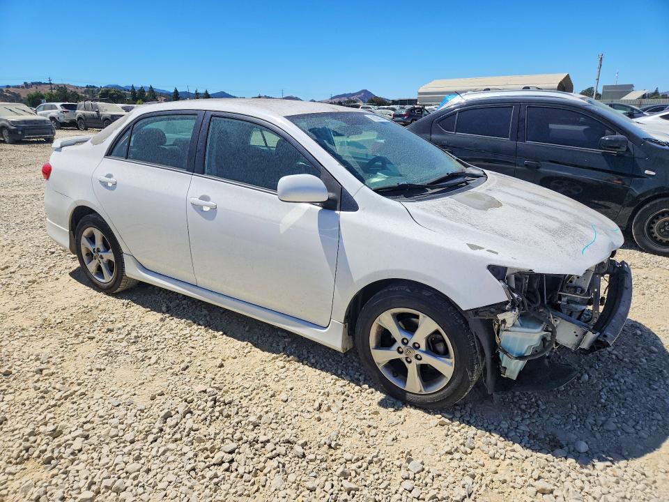2012 Toyota Corolla VIN 5YFBU4EE0CP012541 COPART salvage auction — FRONT END, CA - SALVAGE CERTIFICATE, sold $60 on 2026-07-28 (photo 4)