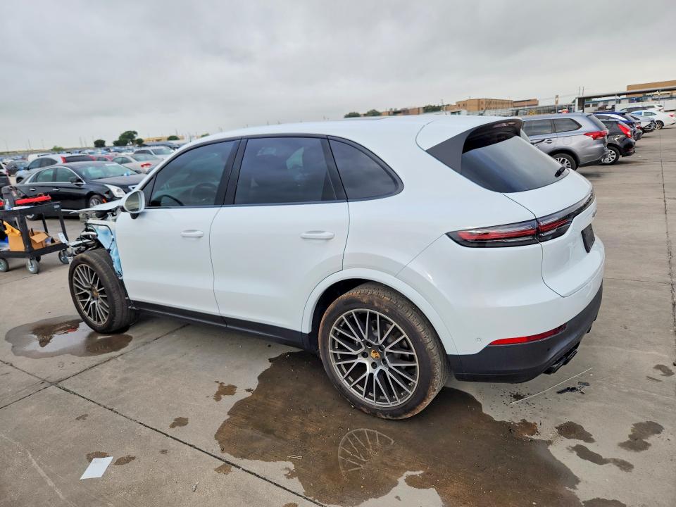 2022 Porsche Cayenne VIN WP1AA2AYXNDA05917 COPART salvage auction — FRONT END, TX - SALVAGE VEHICLE TITLE (P), sold $22,200 on 2026-07-23 (photo 2)