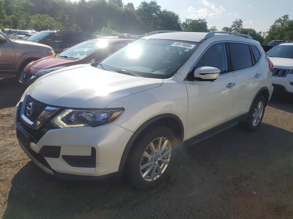 2017 Nissan Rogue VIN JN8AT2MV5HW255902 COPART salvage auction — MINOR DENT/SCRATCHES, Ct - Certificate Of Title, sold $1,450 on 2026-07-24 (photo 1)