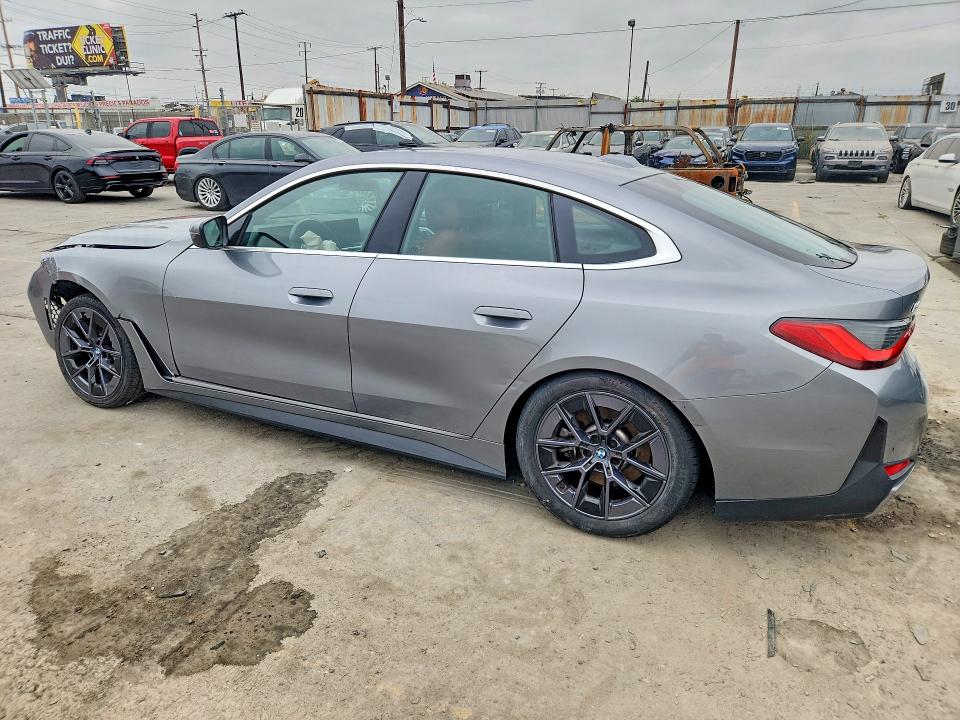 2023 BMW I4 VIN WBY73AW06PFP91742 COPART salvage auction — FRONT END, Ca - Salvage Certificate, sold $10,900 on 2026-07-20 (photo 2)