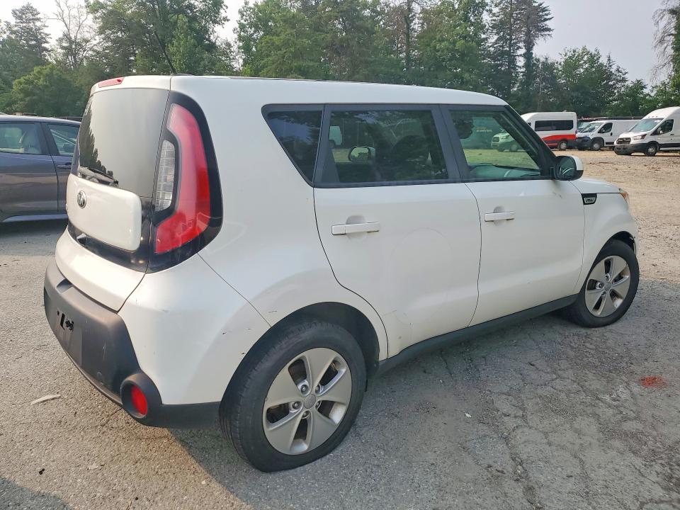 2016 Kia Soul VIN KNDJN2A23G7380728 COPART salvage auction — MINOR DENT/SCRATCHES, VA - CERT OF TITLE - SALVAGE, sold $200 on 2026-07-28 (photo 3)