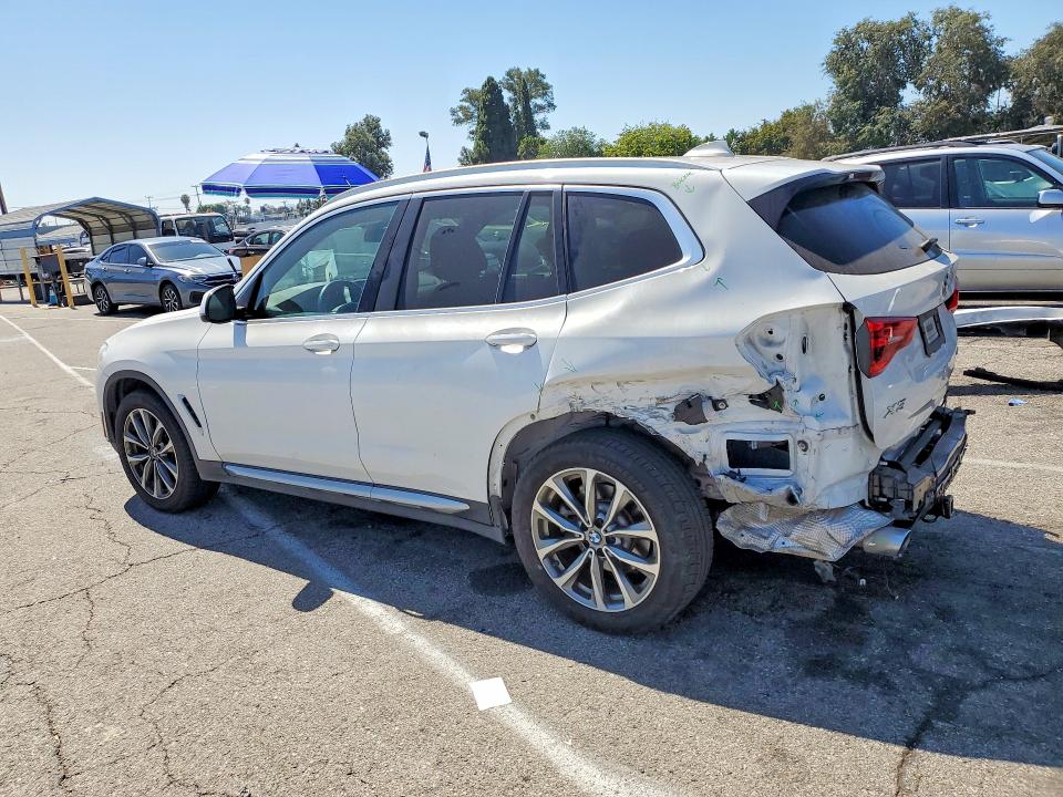2019 BMW X3 VIN 5UXTR7C57KLE98476 COPART salvage auction — REAR END, Ca - Salvage Certificate, sold $5,600 on 2026-07-21 (photo 2)