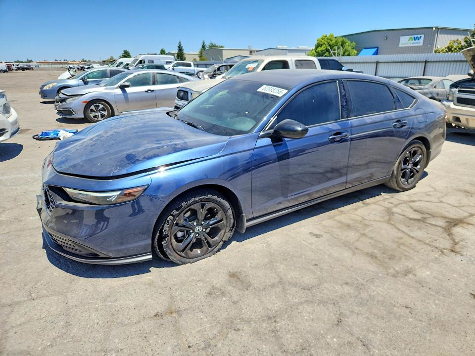 2025 Honda Accord VIN 1HGCY1F43SA028380 COPART salvage auction — FRONT END, Ca - Salvage Certificate, sold $9,300 on 2026-08-21 (photo 1)