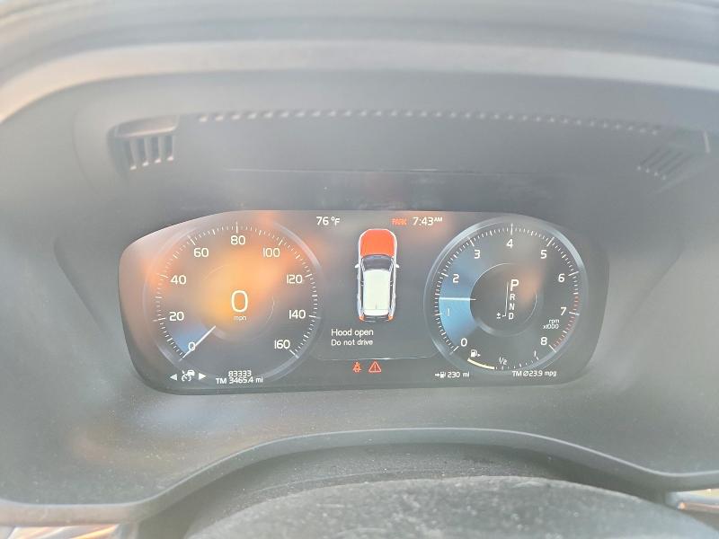 2020 Volvo Xc60 VIN YV4A22RL2L1411564 COPART salvage auction — FRONT END, NM - CERTIFICATE OF TITLE, sold $7,100 on 2026-07-16 (photo 9)