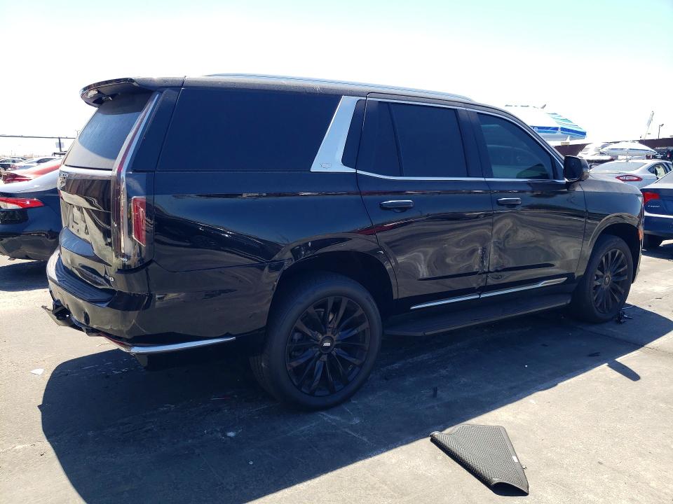 2023 Cadillac Escalade VIN 1GYS4BKL4PR156185 COPART salvage auction — FRONT END, Nv - Salvage Title, sold $16,300 on 2026-08-19 (photo 3)
