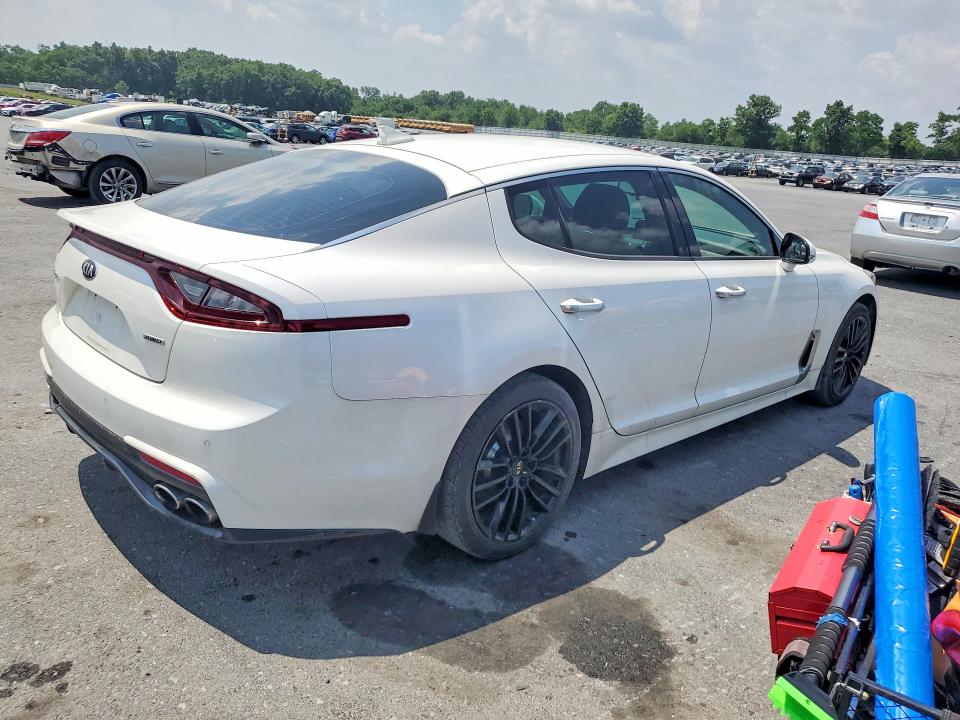 2018 Kia Stinger VIN KNAE15LA3J6035910 COPART salvage auction — MINOR DENT/SCRATCHES, Pa - Cert Of Title (P), sold $3,550 on 2026-07-07 (photo 3)