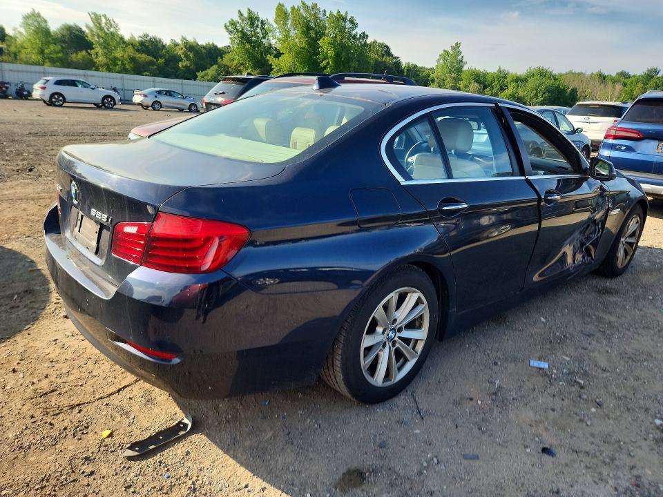 2015 BMW 5er VIN WBA5A7C5XFG143764 COPART salvage auction — SIDE, Ma - Cert Of Title-Reconstrctd Coll, sold $1,450 on 2026-08-19 (photo 3)