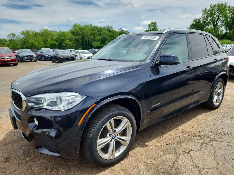 2018 BMW X5 VIN 5UXKR0C50JL076239 COPART salvage auction — ROOF, CT - CERT OF TITLE-SALVAGE, sold $12,500 on 2026-07-14 (photo 1)