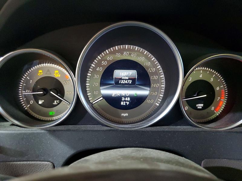 2013 Mercedes-benz C-klasse VIN WDDGF8AB5DR281635 COPART salvage auction — WATER/FLOOD, Nh - Cert Of Ttl-Flood Salvage, sold $900 on 2026-08-19 (photo 9)
