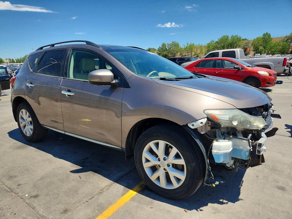 2011 Nissan Murano VIN JN8AZ1MW5BW181616 COPART salvage auction — FRONT END, CO - PUBLIC - SALVAGE TITLE, sold $275 on 2026-07-29 (photo 4)