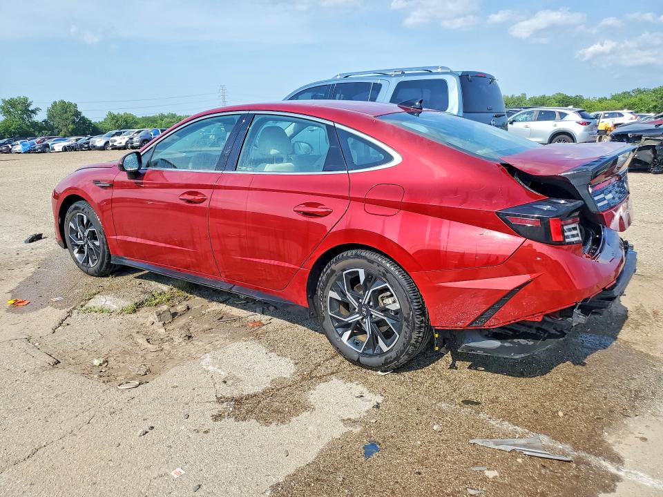 2025 Hyundai Sonata VIN KMHL64JA3SA463138 COPART salvage auction — REAR END, OH - CERTIFICATE OF TITLE (P), sold $8,500 on 2026-07-27 (photo 2)