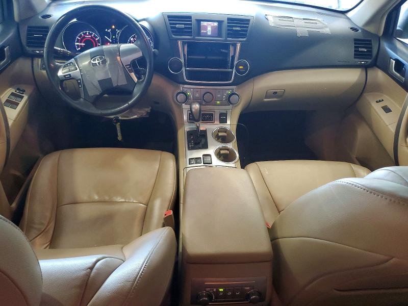 2013 Toyota Highlander VIN 5TDBK3EH5DS229988 COPART salvage auction — FRONT END, Mo - Salvage Certificate Of Title, sold $70 on 2026-07-28 (photo 8)