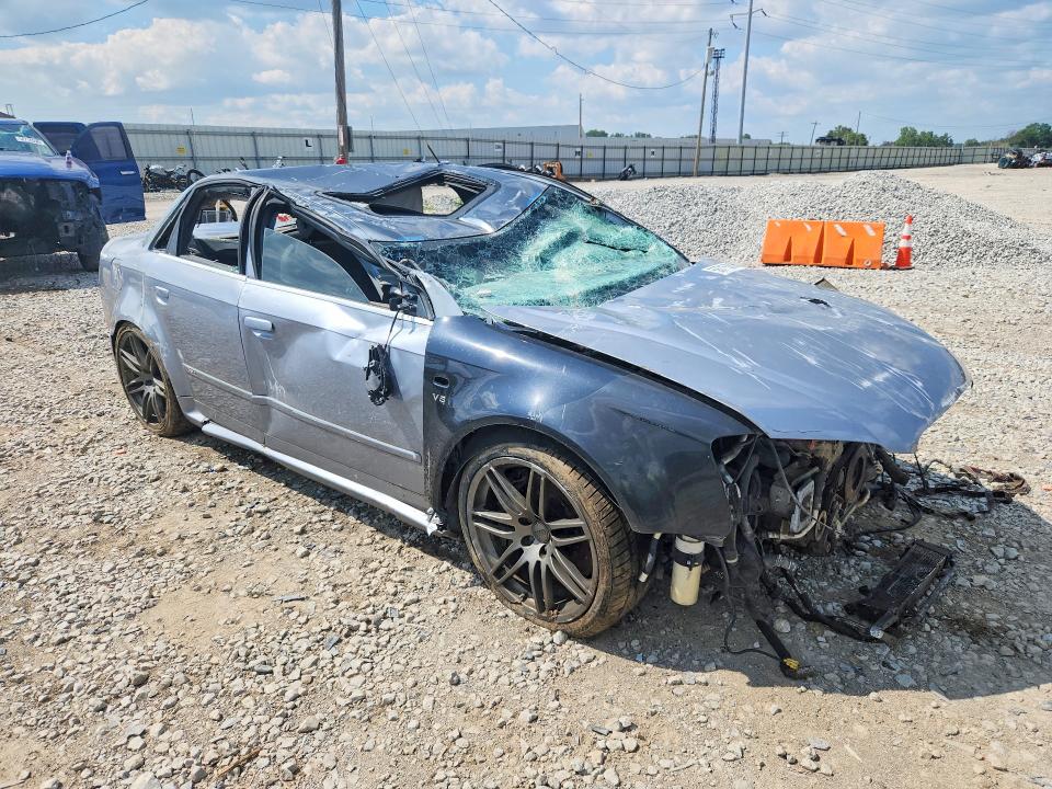 2007 Audi Rs4 VIN WUARU78E77N900575 COPART salvage auction — ROLLOVER, OH - CERT OF TITLE-SALVAGE FLOOD, sold $2,050 on 2026-08-07 (photo 4)