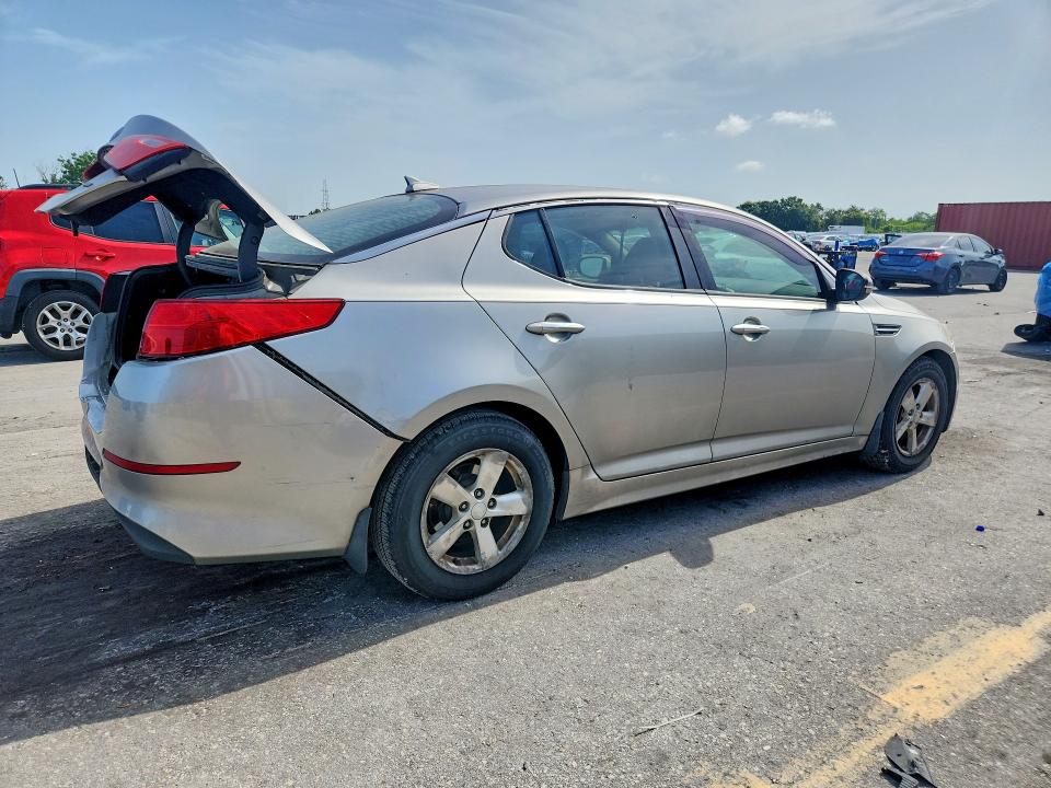 2015 Kia Optima VIN KNAGM4A71F5546322 COPART salvage auction — REAR END, Fl - Cert Of Title Slvg Rebuildable, sold $650 on 2026-07-28 (photo 3)