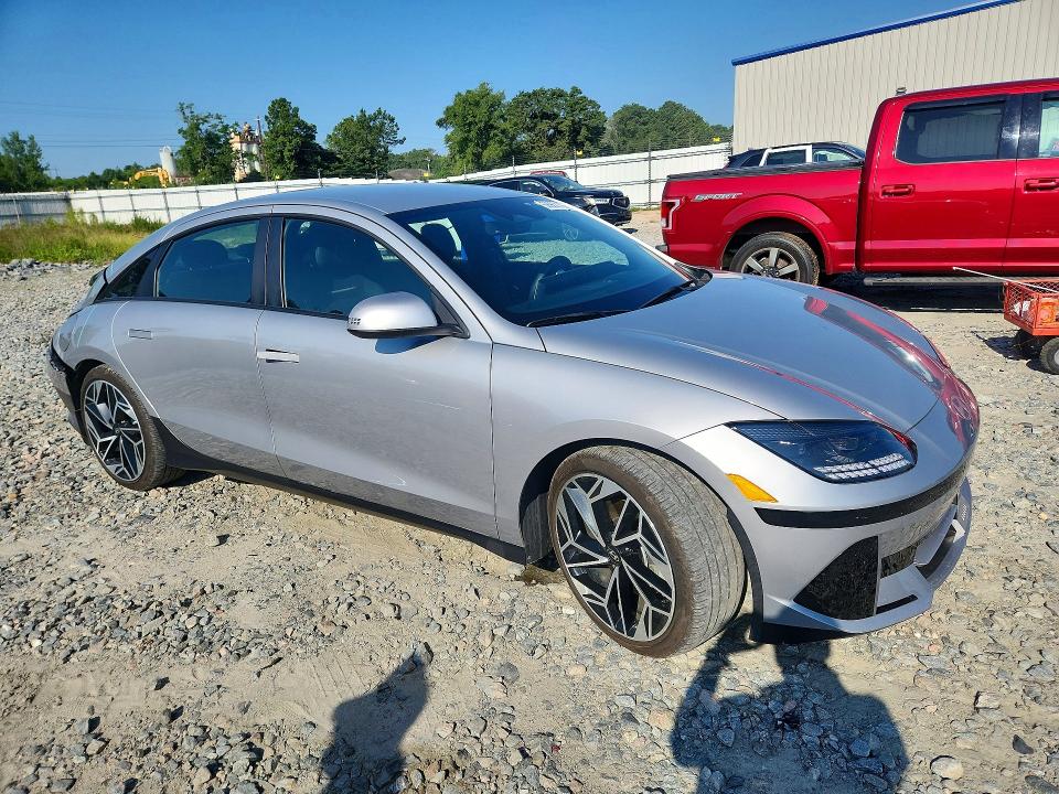2023 Hyundai Ioniq 6 VIN KMHM34AA5PA026598 COPART salvage auction — REAR END, Ga - Cert Of Title-Salvage, sold $2,450 on 2026-07-30 (photo 4)