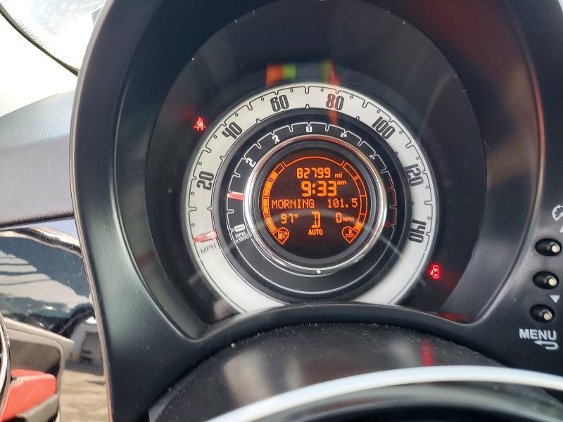 2015 Fiat 500 VIN 3C3CFFDR5FT673017 COPART salvage auction — FRONT END, Fl - Cert Of Ttl-Rebuilt&Slvg Rbld, sold $1,100 on 2026-07-31 (photo 9)