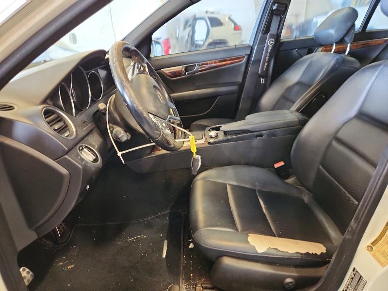 2012 Mercedes-benz C class VIN WDDGF4HB4CR218622 COPART salvage auction — MECHANICAL, Fl - Certificate Of Title, sold $450 on 2026-08-05 (photo 7)