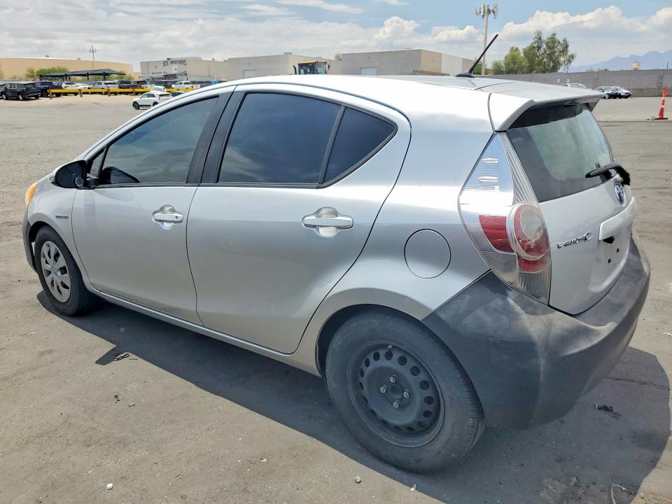 2013 Toyota Prius c VIN JTDKDTB39D1052927 COPART salvage auction — FRONT END, NV - CERTIFICATE OF TITLE, sold $675 on 2026-07-27 (photo 2)