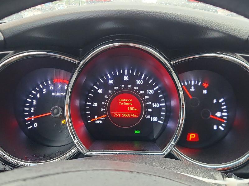 2012 Kia Optima VIN 5XXGN4A60CG038955 COPART salvage auction — NORMAL WEAR, Tx - Certificate Of Title, sold $275 on 2026-07-23 (photo 9)