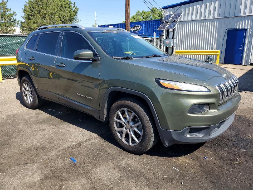 2018 Jeep Cherokee VIN 1C4PJMCB7JD602291 COPART salvage auction — HAIL, Co - Certificate Of Title, sold $2,100 on 2026-07-23 (photo 4)