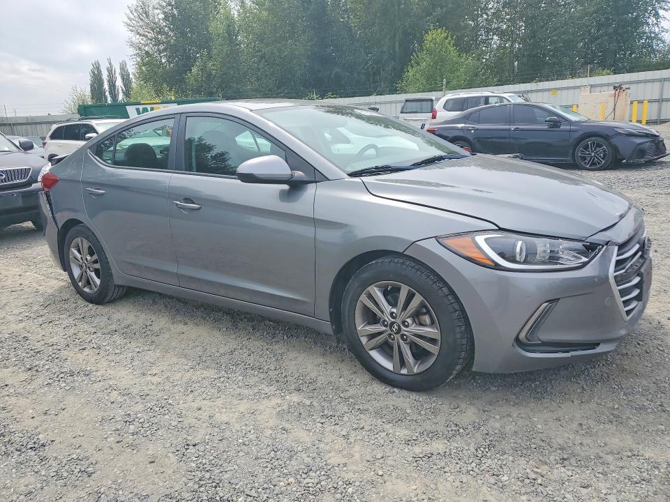 2017 Hyundai Elantra VIN KMHD84LF5HU386755 COPART salvage auction — REAR END, WA - BILL OF SALE, sold $60 on 2026-07-27 (photo 4)