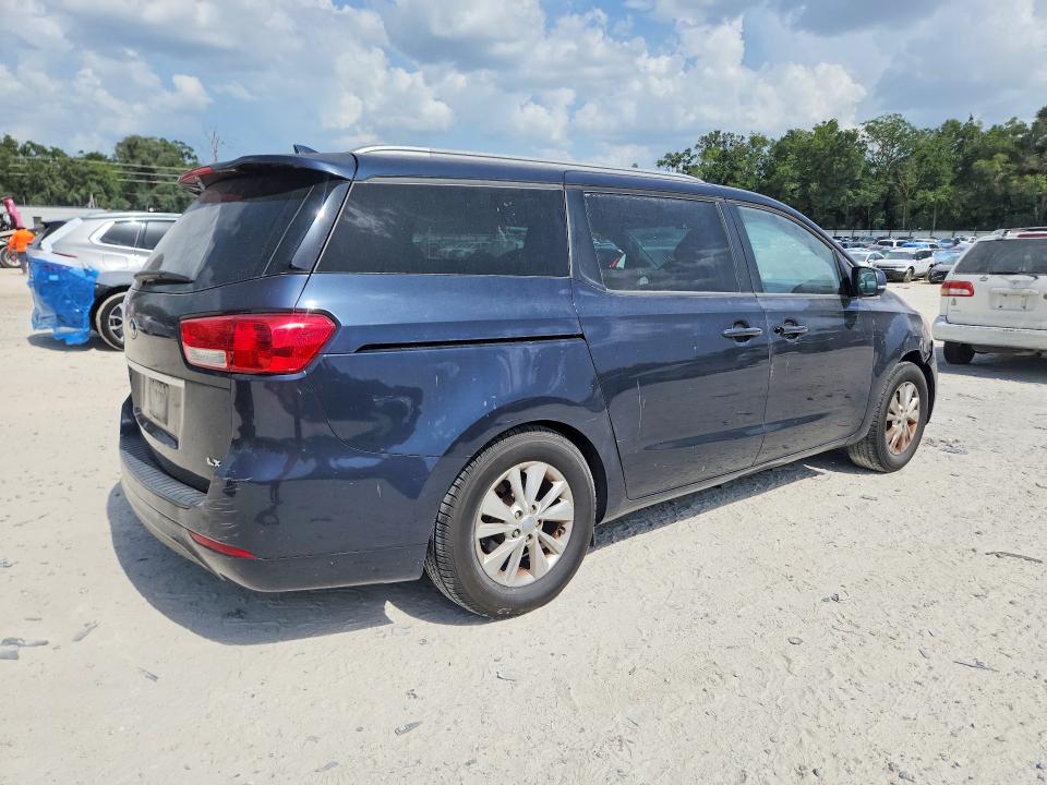 2015 Kia SEDONA VIN KNDMB5C17F6069707 COPART salvage auction — BURN, FL - CERT OF TITLE SLVG REBUILDABLE, sold $325 on 2026-07-28 (photo 3)