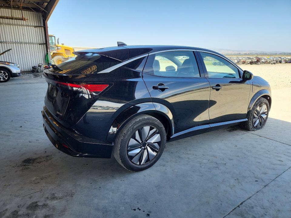 2023 Nissan Ariya VIN JN1AF0BA3PM405834 COPART salvage auction — FRONT END, Ca - Salvage Certificate, sold $7,300 on 2026-08-22 (photo 3)