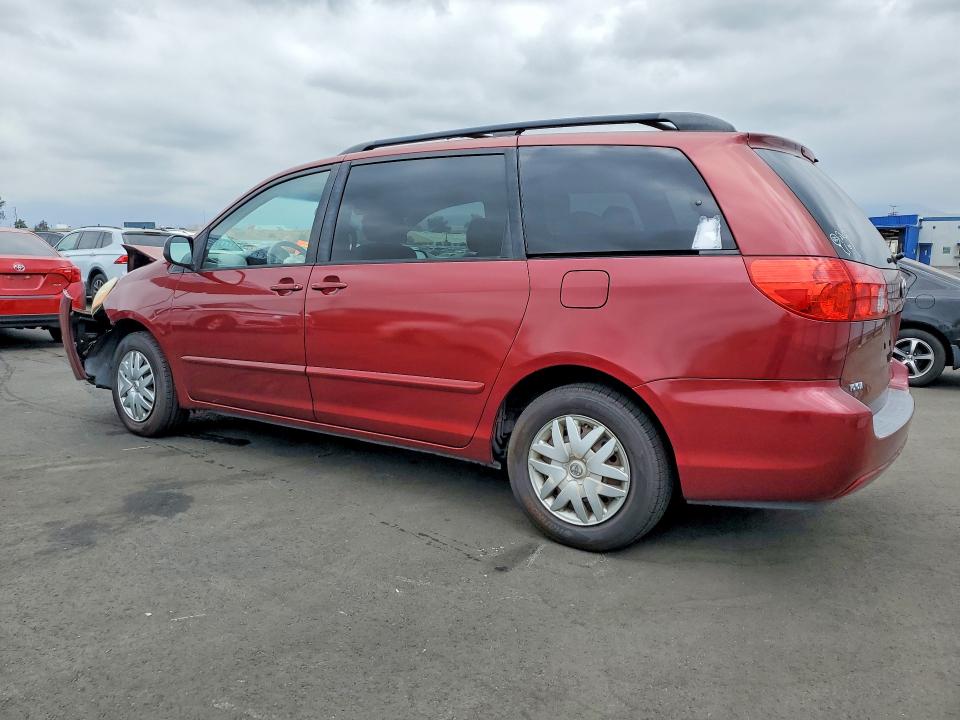 2010 Toyota Sienna VIN 5TDKK4CC3AS318242 COPART salvage auction — FRONT END, CA - SALVAGE CERTIFICATE, sold $550 on 2026-07-15 (photo 2)