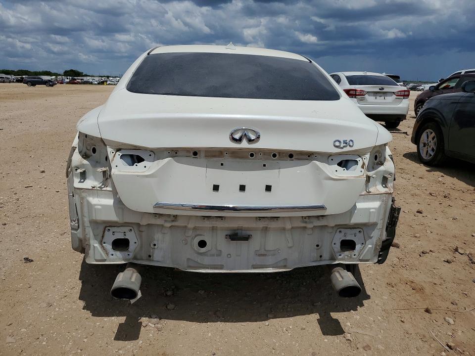 2016 Infiniti Q50 VIN JN1EV7AP5GM304216 COPART salvage auction — NORMAL WEAR, TX - CERTIFICATE OF TITLE, sold $3,600 on 2026-07-23 (photo 6)
