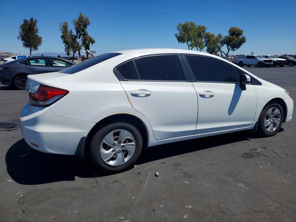 2014 Honda Civic VIN 19XFB2F51EE238487 COPART salvage auction — FRONT END, Ca - Salvage Certificate, sold $1,950 on 2026-07-29 (photo 3)