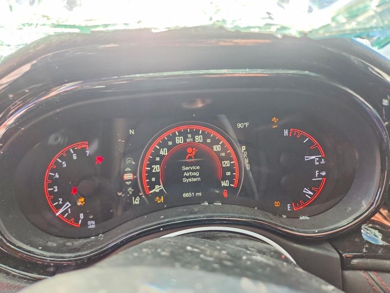 2025 Dodge Durango VIN 1C4RDJDG3SC543241 COPART salvage auction — ROLLOVER, Nv - Salvage Title, sold $8,300 on 2026-07-30 (photo 9)