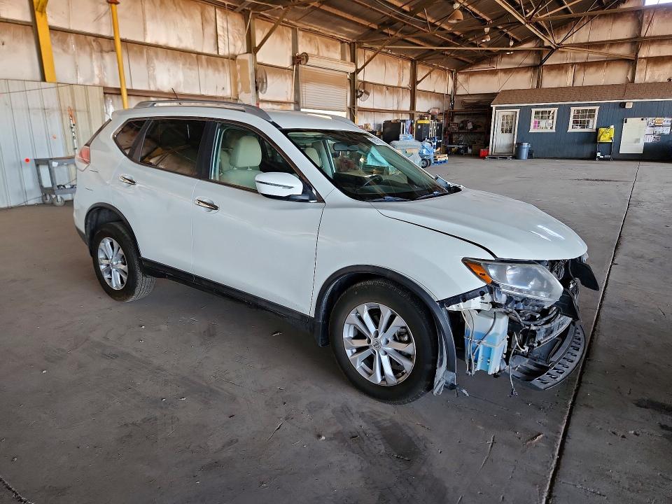 2016 Nissan Rogue VIN KNMAT2MV6GP685135 COPART salvage auction — FRONT END, Az - Certificate Of Title, sold $625 on 2026-07-20 (photo 4)
