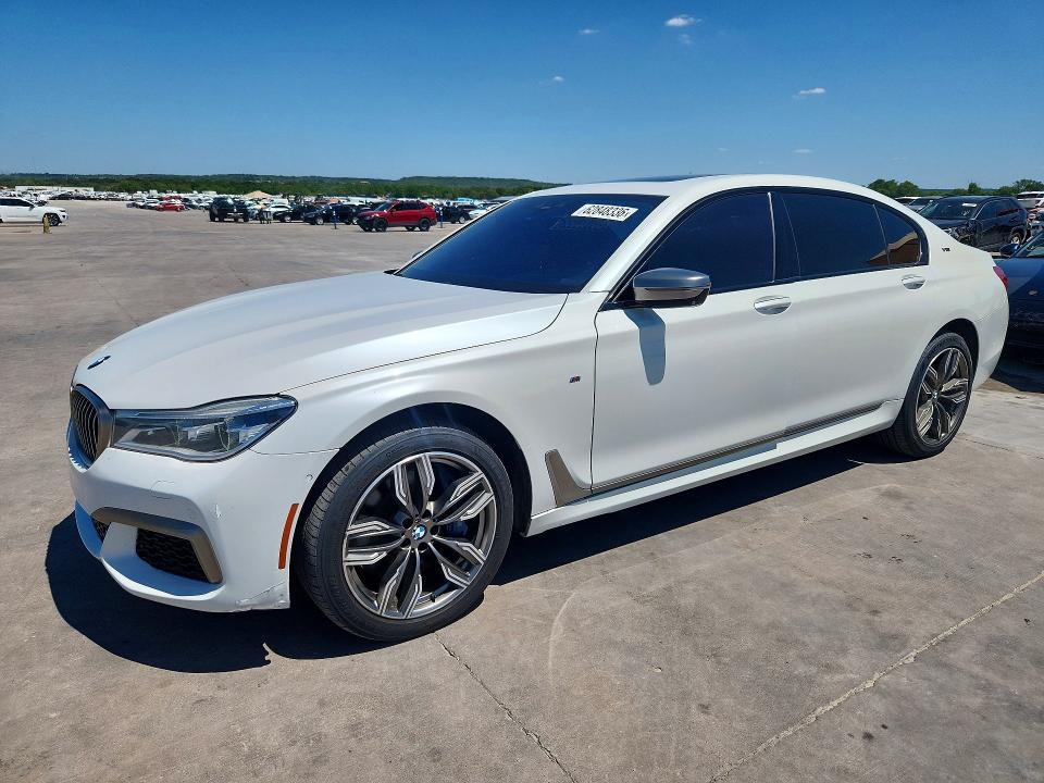 2019 BMW M760i xdrive VIN WBA7H6C58KG615050 — COPART salvage auction photo