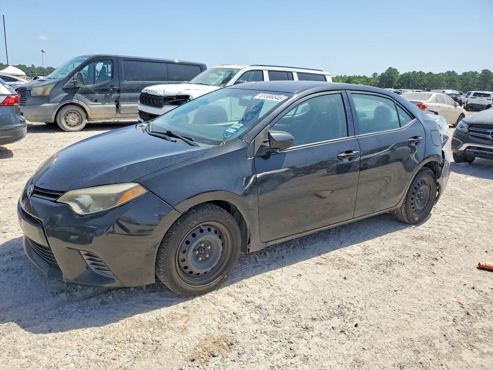 2016 Toyota Corolla VIN 5YFBURHE4GP483431 COPART salvage auction — REAR END, Tx - Salvage Vehicle Title, sold $275 on 2026-07-24 (photo 1)