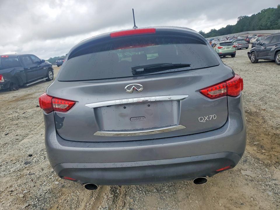 2017 Infiniti Qx70 VIN JN8CS1MW2HM414627 COPART salvage auction — FRONT END, GA - CERT OF TITLE-SALVAGE, sold $575 on 2026-09-02 (photo 6)