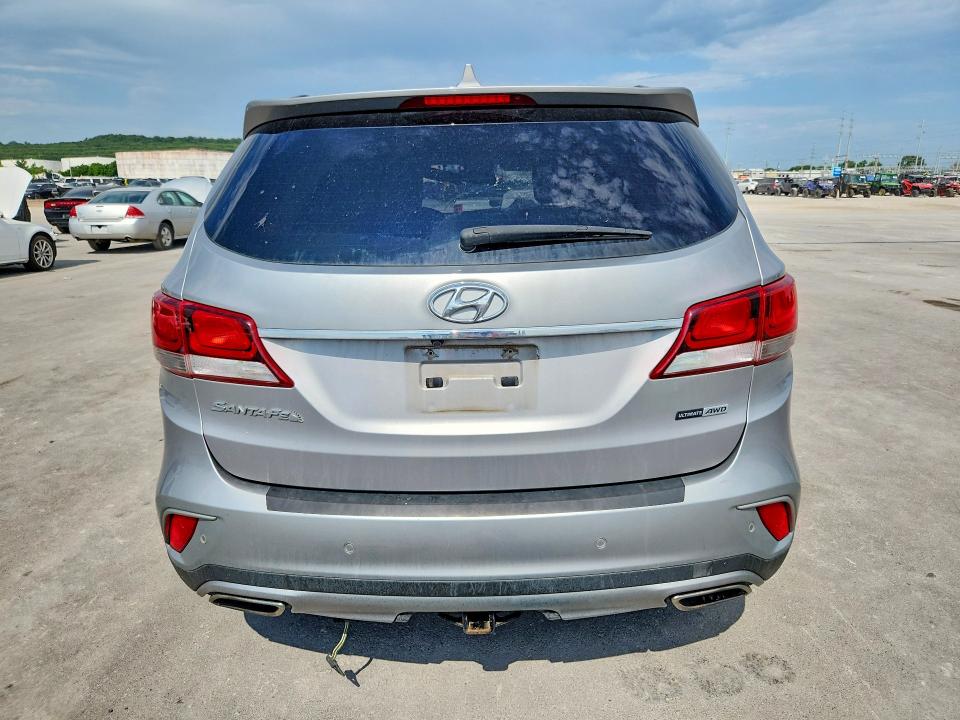 2017 Hyundai Santa fe VIN KM8SRDHF7HU229340 COPART salvage auction — FRONT END, Ok - Cert Of Title-Salvage, sold $900 on 2026-07-31 (photo 6)